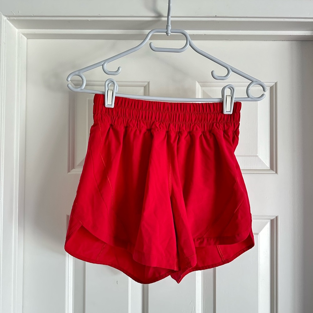 Lululemon Track That Mid Rise Lined 5” Running Shorts Size 6 Women’s